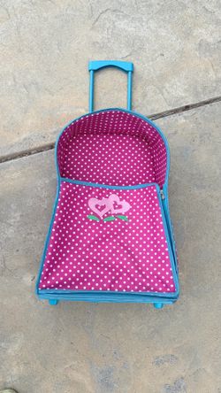 American Girl Bitty Baby wheeled carrier
