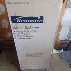 Kenmore Water Softener  New