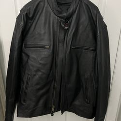 Barely Used Men's Redline Leather 3m Thinsulate Leather Jacket. Size 50-3xl