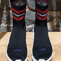 Vetements x Reebok Sock Pump High Top Sneakers 