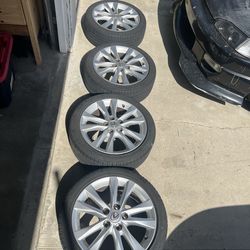 Lexus ES300 17" V Spoke Wheels 06-13 OEM SD21J 7" IS46 5 x 114.3