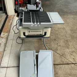 Diamondback 10” Tile Wet Saw And Rolling Stand 15 Amp.