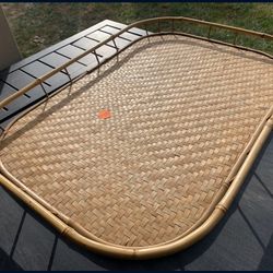 Bamboo Wicker serving tray 