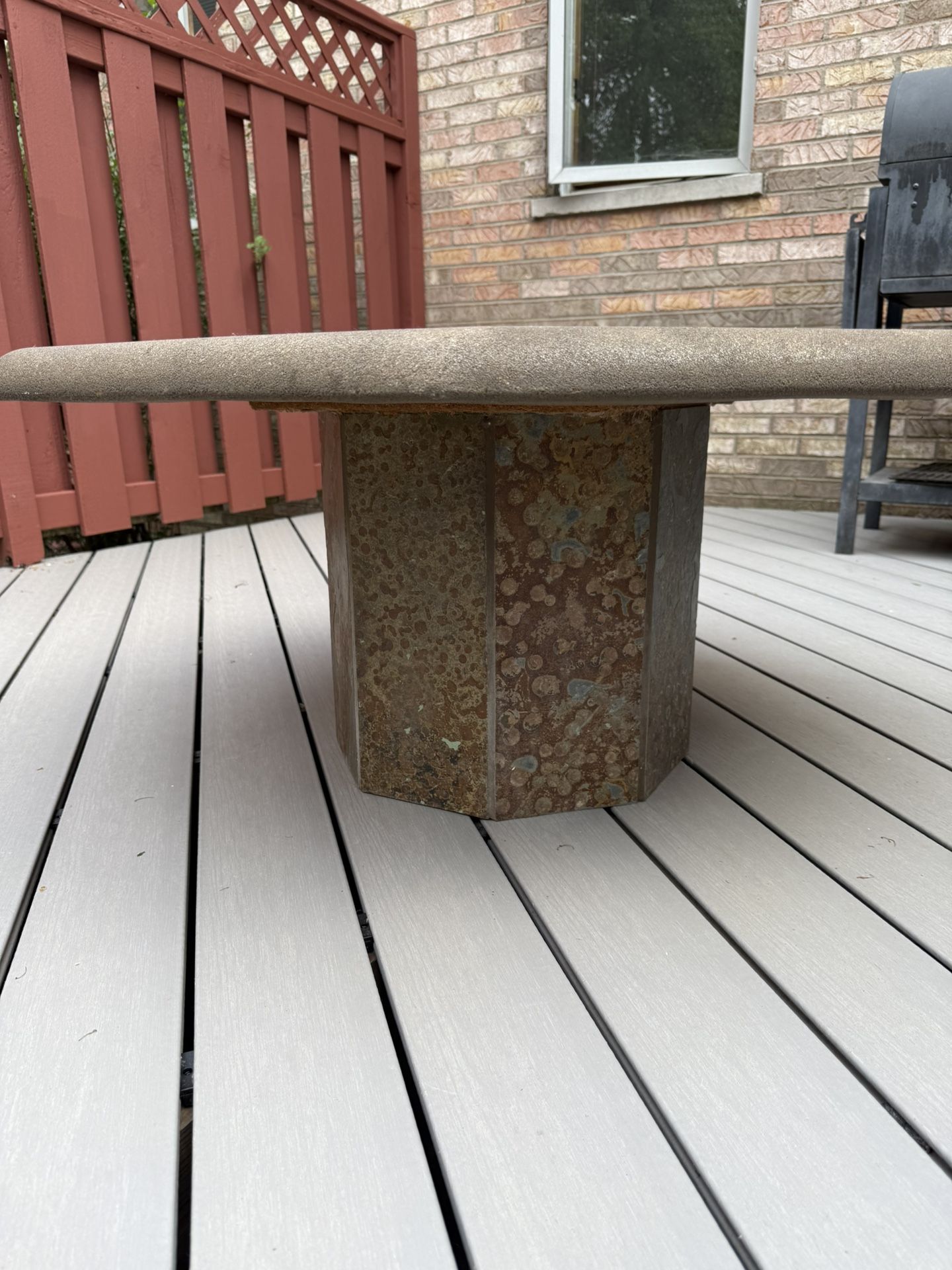 Outdoor Stone Table