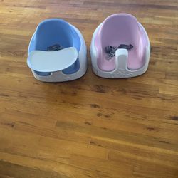 Pink Sold Only Blue Booster Seat Left
