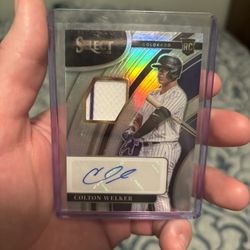 Colton Welker Rookie Autograph And Game Worn Jersey 