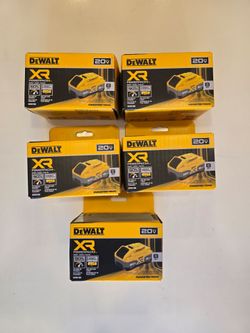 Dewalt 20v XR Powerpack 8Ah Batteries 110 Each