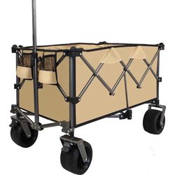 360lb Capacity Foldable Utility Wagon 