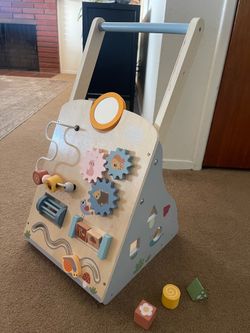 Toddler infant play station activity board