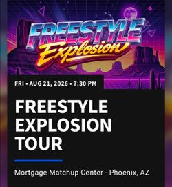 4 tickets to freestyle explosion