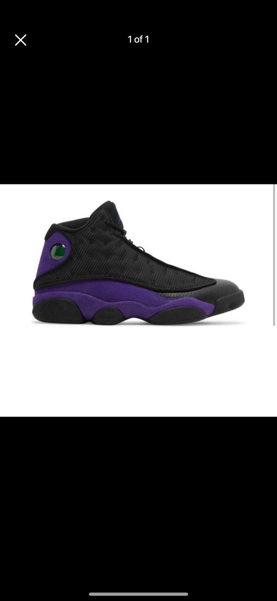 Mens Jordan Retro 13 Court Purple Size 10