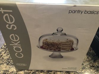 Cake pedestal and dome