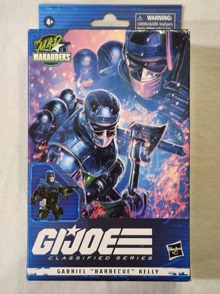 GI.JOE CLASSIFIED SERIES. THE MAD MARAUDER. GABRIEL BARBECUE KELLY 6.3 " ACTION FIGURE.