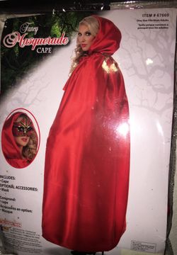 Red cape for women
