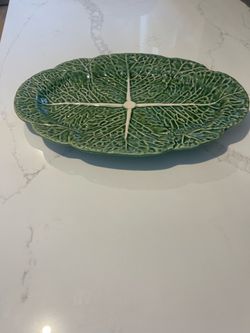 Vintage Bordallo Pinheiro 14 1/2” serving platter