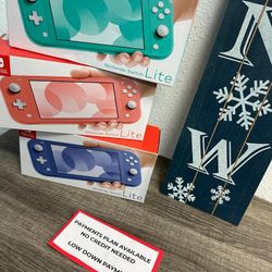 Nintendo Switch Lite New - PAYMENTS AVAILABLE With $25 DOWN
