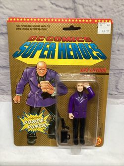 Vintage 1989 Toy Biz DC Comics Super Heroes Lex Luthor Figure Sealed