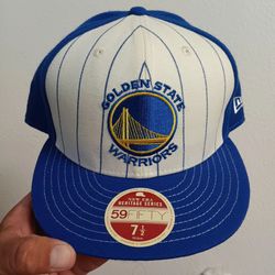 7 1/2 Golden State Warriors New Era Heritage Series 59Fifty Fitted Hat