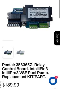 Pentair Relay Motherboard For A Intelliflo i3 Pool Pump