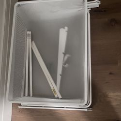 Elfa Shelving  88 And 84 Inch Tall Hanging Brackets For Height 55 Inch Wide For Spanning In Between 