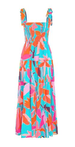 New colorful searsucker maxi sun dress size large