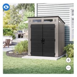 Suncast 6' x 5' Modern Shed. New In Box 