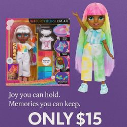 Rainbow High Watercolor & Create