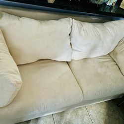 White Queen Sleeper Sofa