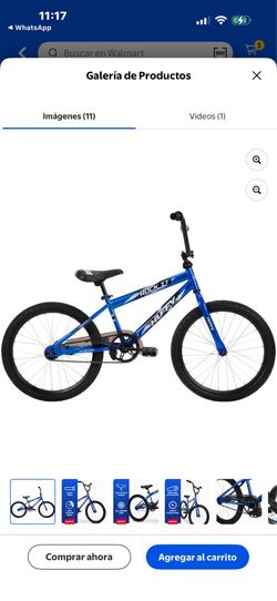 Huffy Rock It 20" Kids' Bike, for Riders 44"-56", Blue, Youth, Children's $60