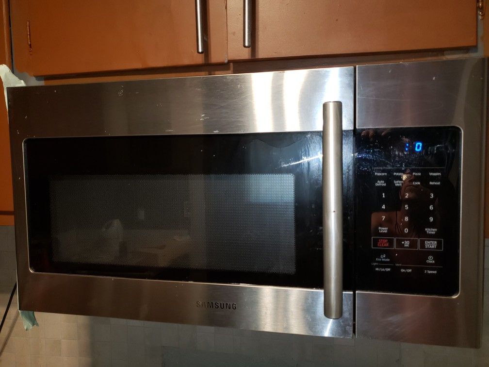 Samsung stainless built in microwave