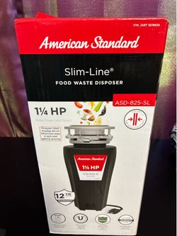 Slim-line food waste disposal
