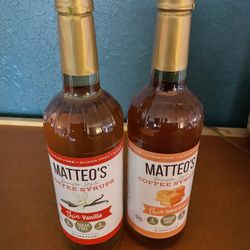 Matteo’s Sugar Free Syrups