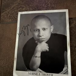 Verne Troyer Signed Photo 