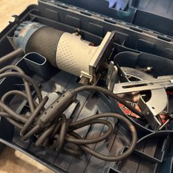 Bosch Colt 1.0 HP Variable Speed Palm Router | Precision Kit with Bits