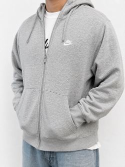 Grey Nike Zip up Hoodie