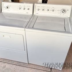 Kenmore 90/80 Washer And Gas Dryer 90 Day Warranty Some Delivery