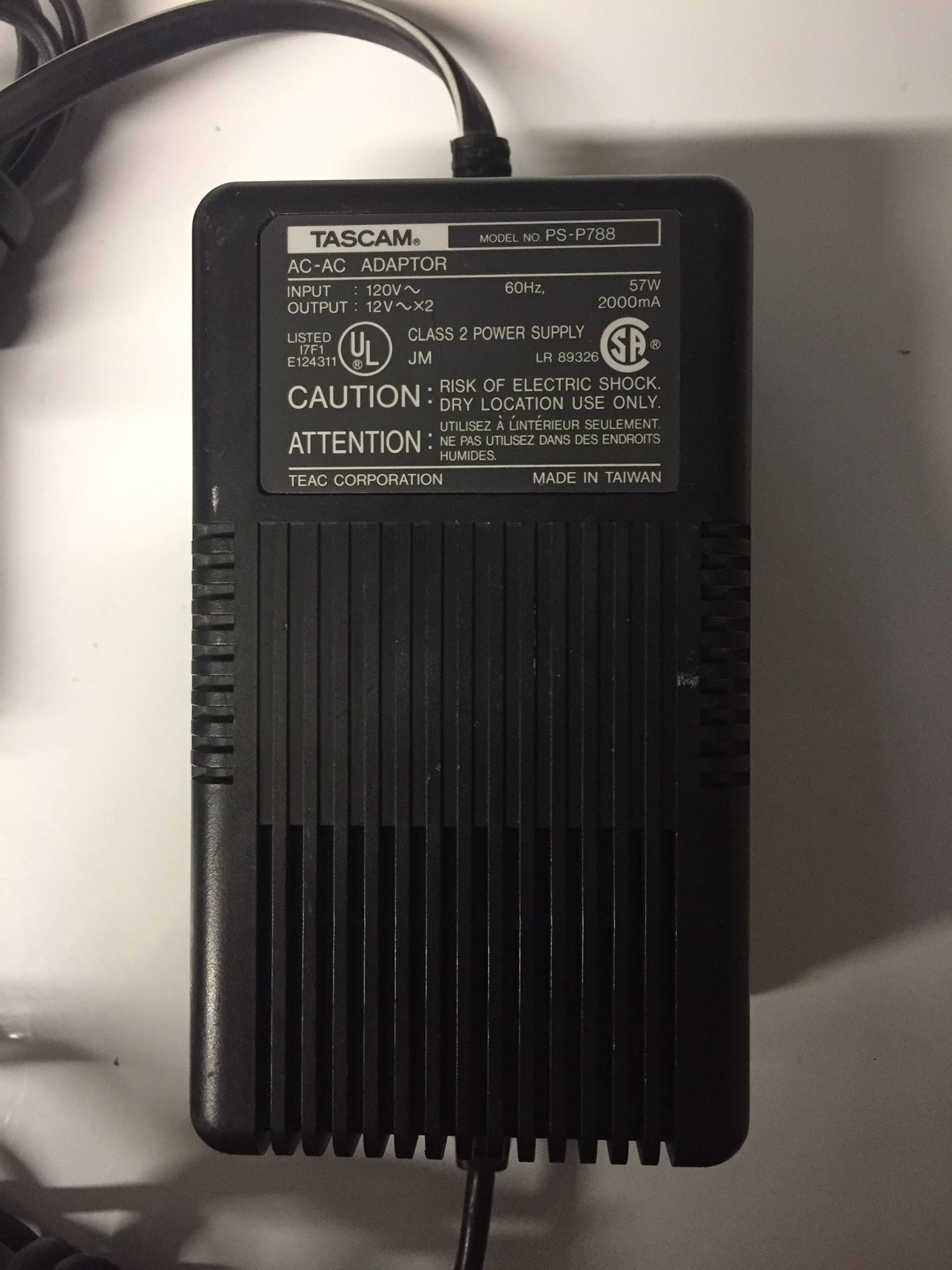 Tascam power supply model PS-P788