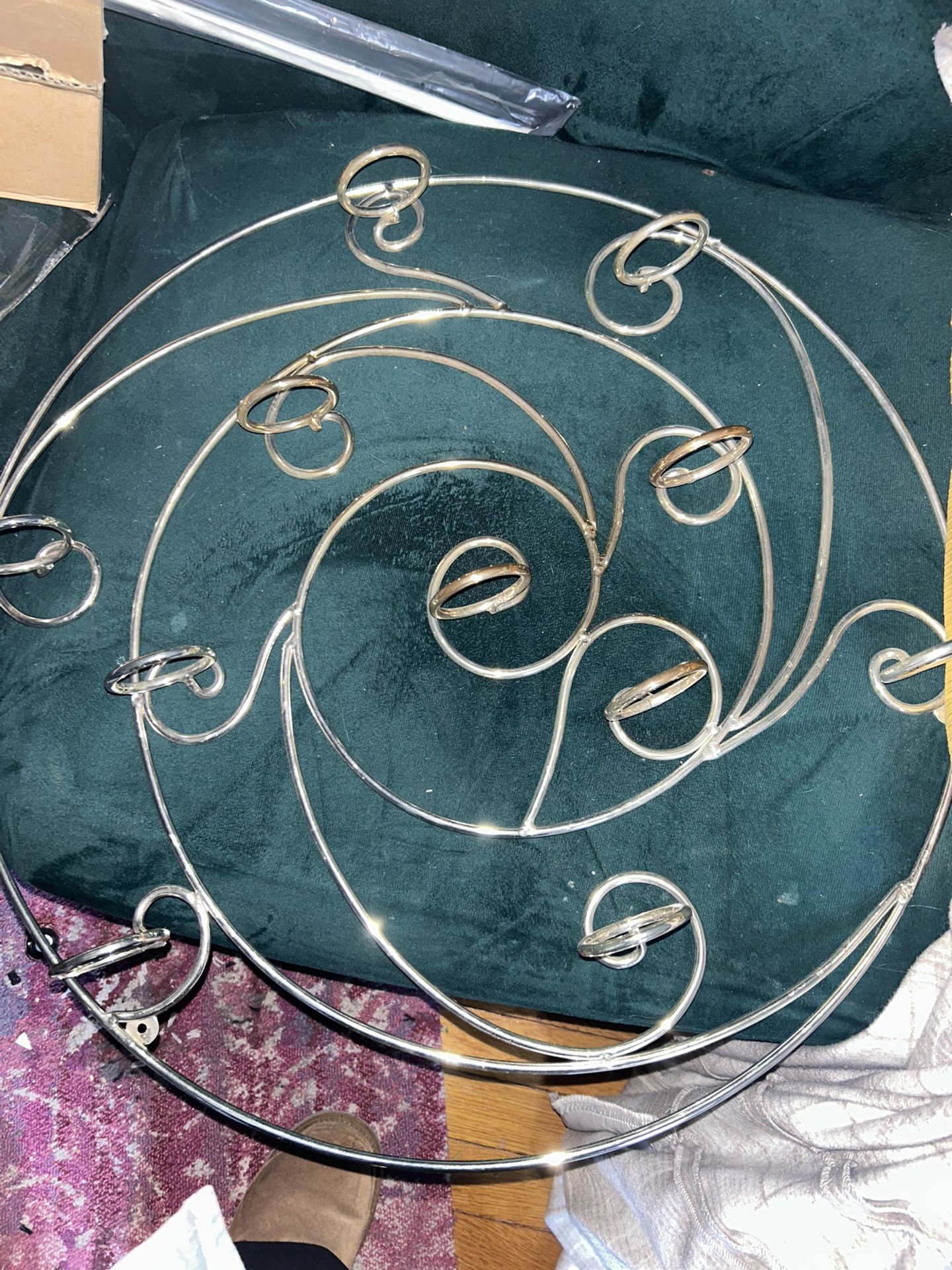 Gold Wall Hanging Candle Holder