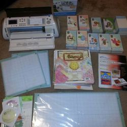 Cricut Expression and many extras and materials!