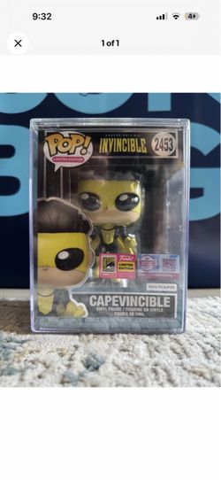 CAPE INVINCIBLE FUNKO POP SDcc exclusive