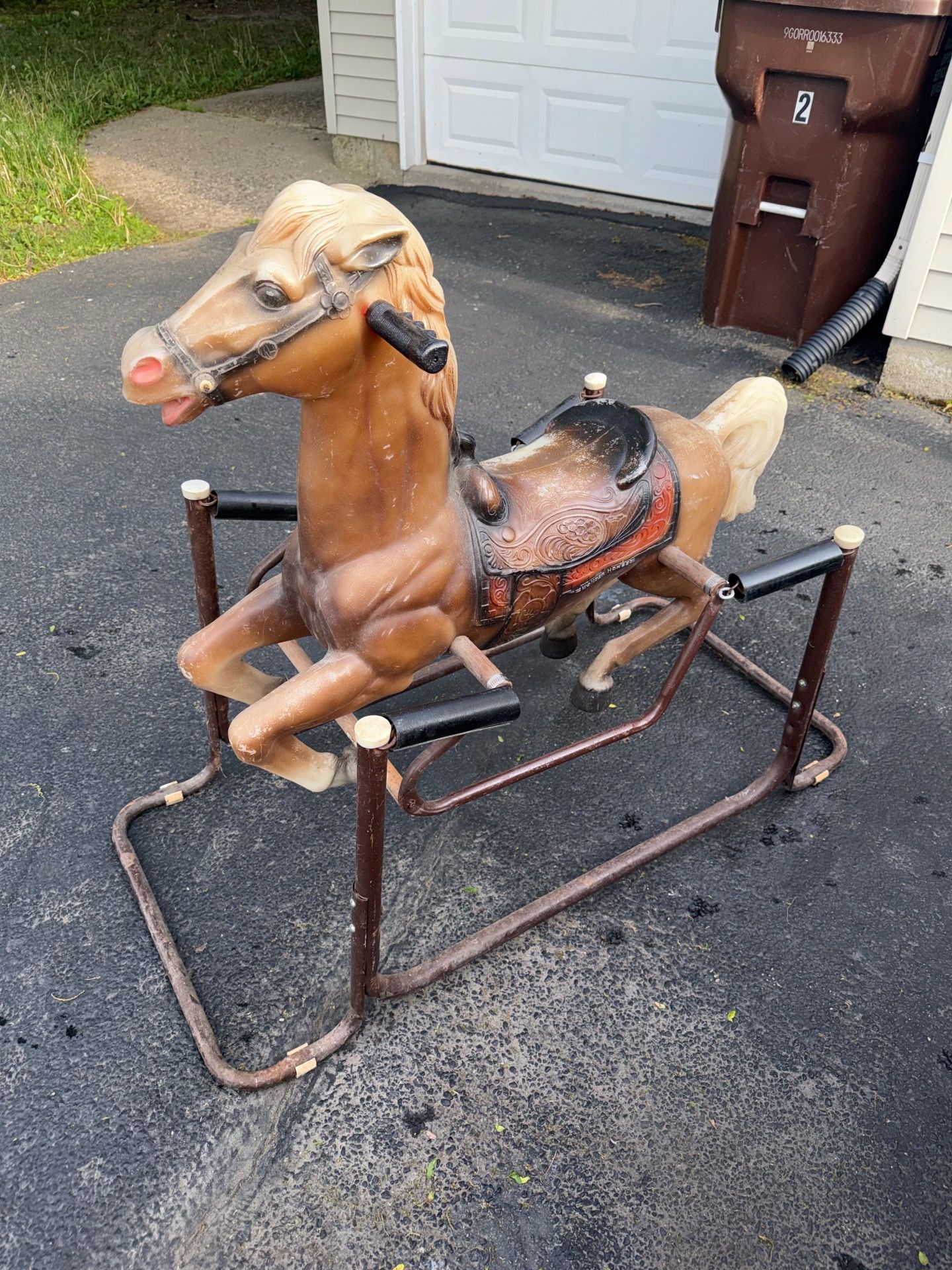 Kids riding horse