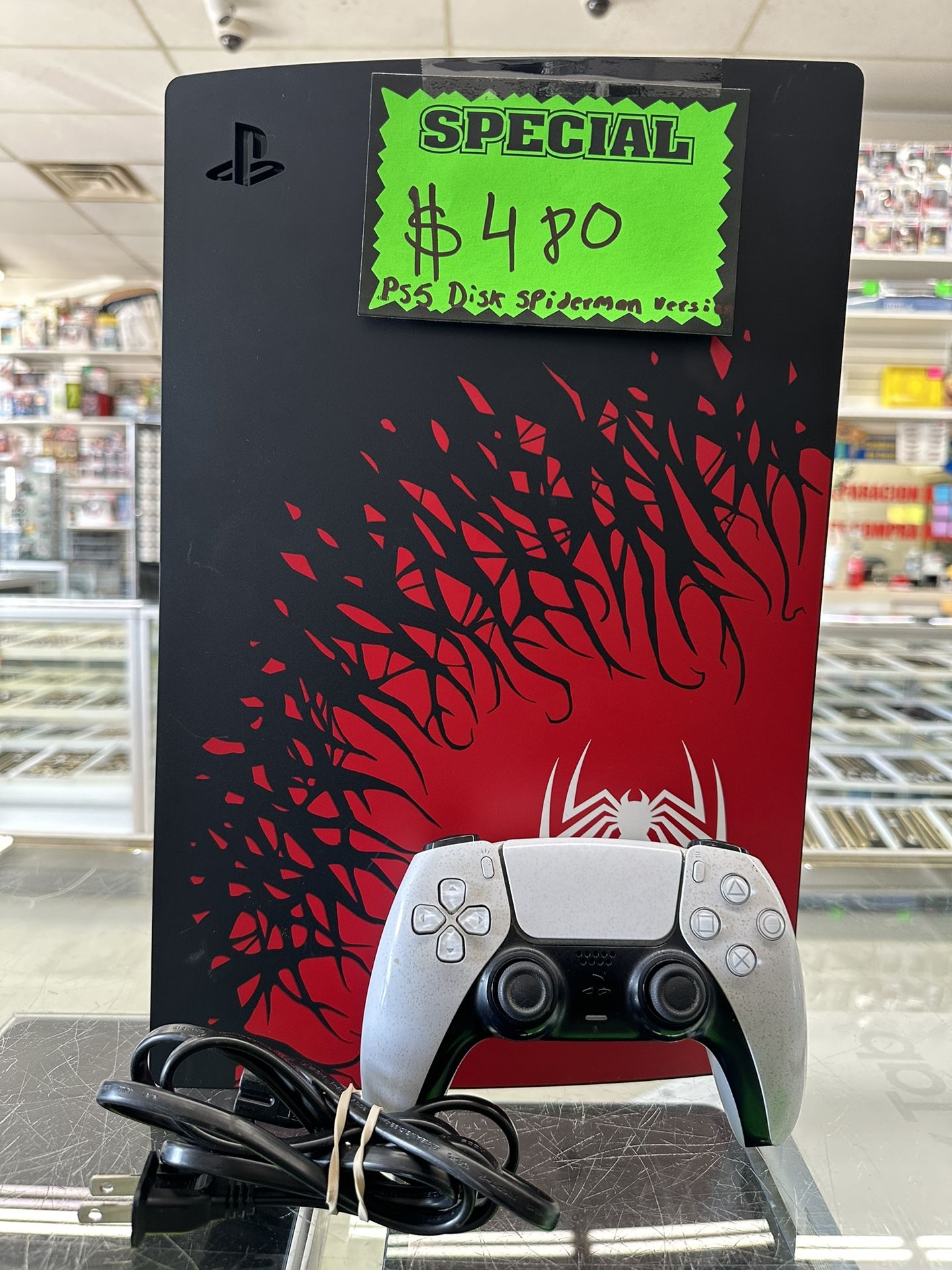PS5 Disc Spider-Man Version