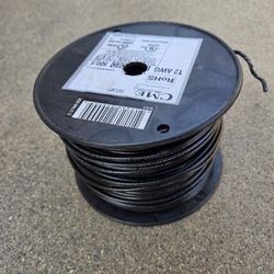 12 Awg Stranded Copper Wire 500 Ft Black