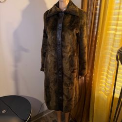 Fur mink coat