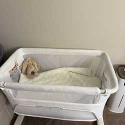 electric rocking bassinet VaVaSoo, On Wheels With 6 Music Modes