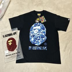 Blue Camo Bape Shirt 