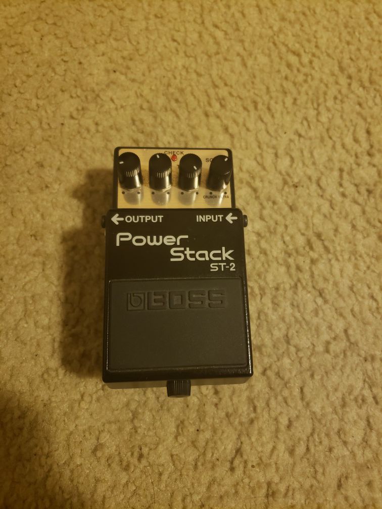 Boss power stack pedal