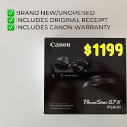 CANON POWERSHOT G7 X MARK III