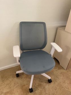 Modern Gray Mesh Office Chair