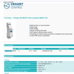 2 PC New Relay MCR1 Part Numer 8 8 8 2 7 1 3 5